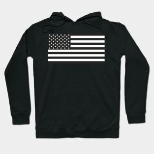 Black USA Flag Hoodie